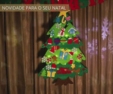 Carregar e reproduzir vídeo no visualizador da Galeria, Árvore de Natal - Decoração de Velcro

