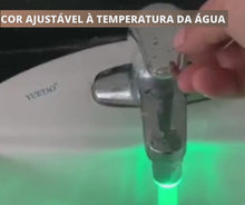 Carregar e reproduzir vídeo no visualizador da Galeria, Luz LED Térmica para Torneira
