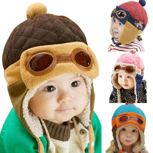 Carregar imagem no visualizador da galeria, Gorro Aviador para Bébe
