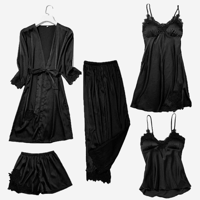 Conjunto Pijama de Cetim