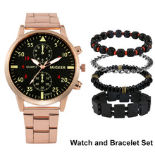 Carregar imagem no visualizador da galeria, Conjunto Relógio e Quatro Pulseiras
